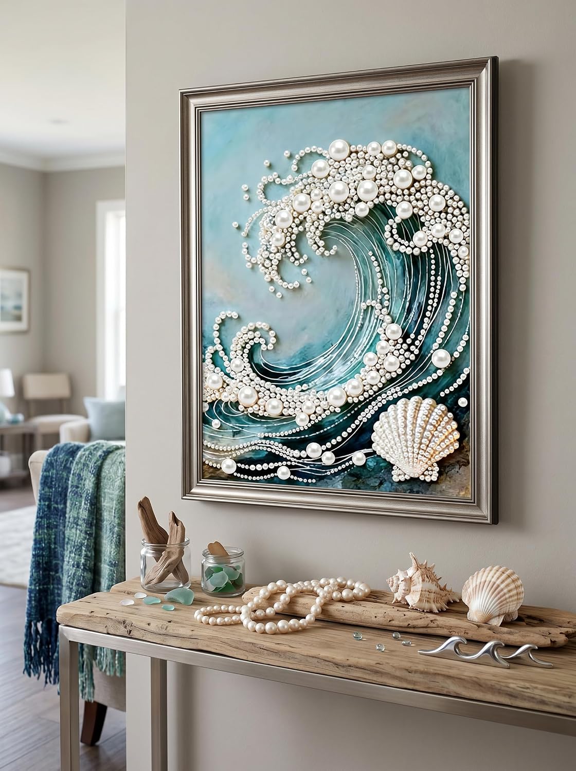 Wave Pearl Diamond Art Kit – Create Stunning Sparkling Masterpieces