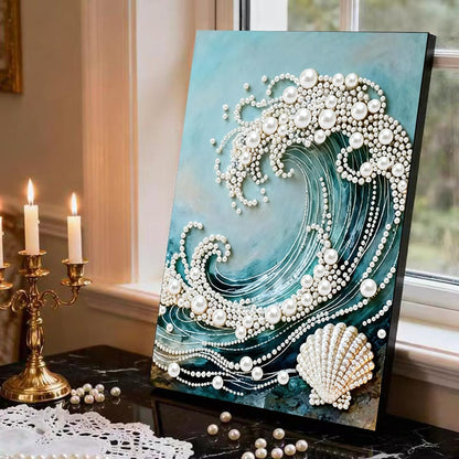 Wave Pearl Diamond Art Kit – Create Stunning Sparkling Masterpieces