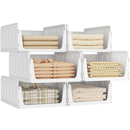 Stackable Closet Organizers & Storage Bins for Clothes